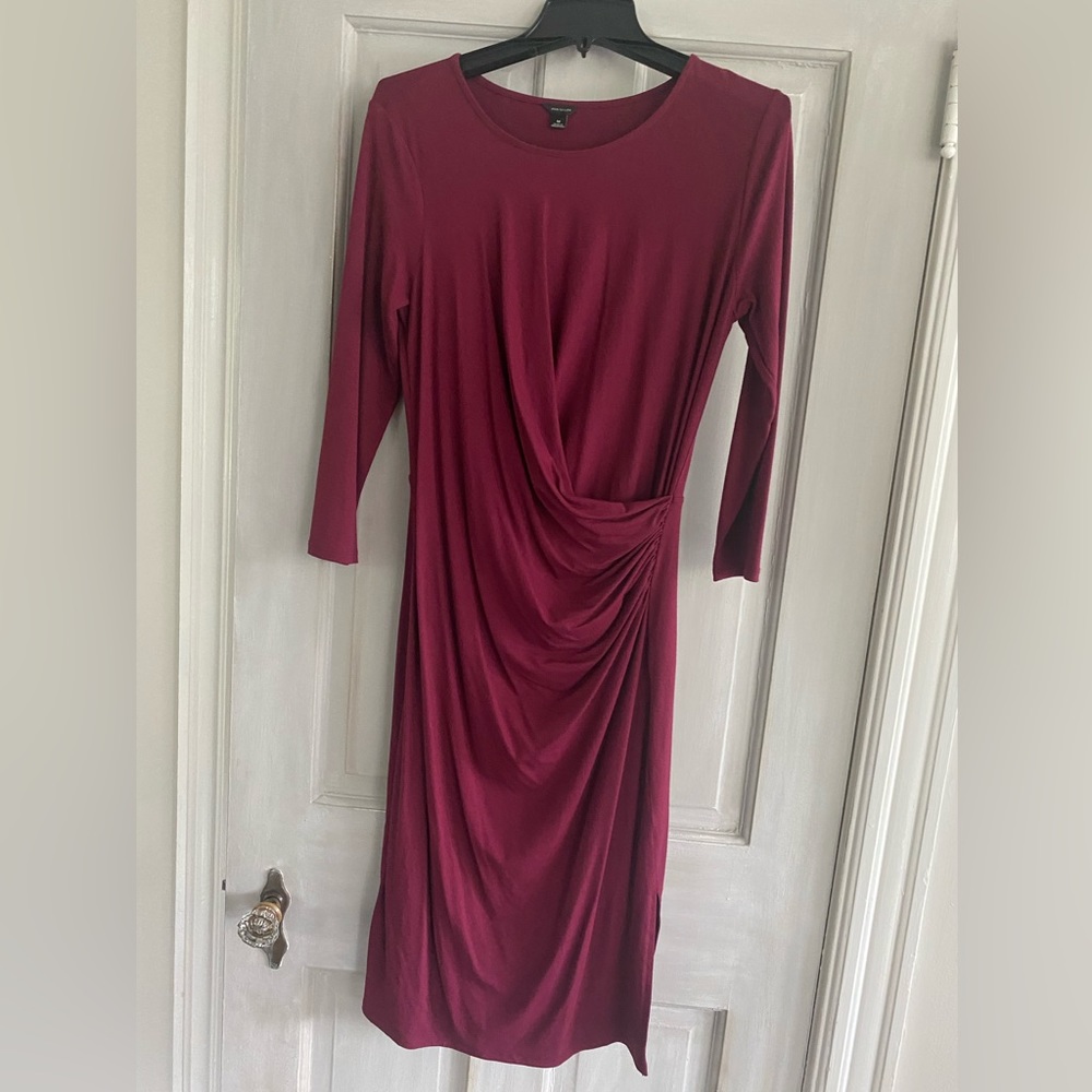 Ann Taylor ruched career dress